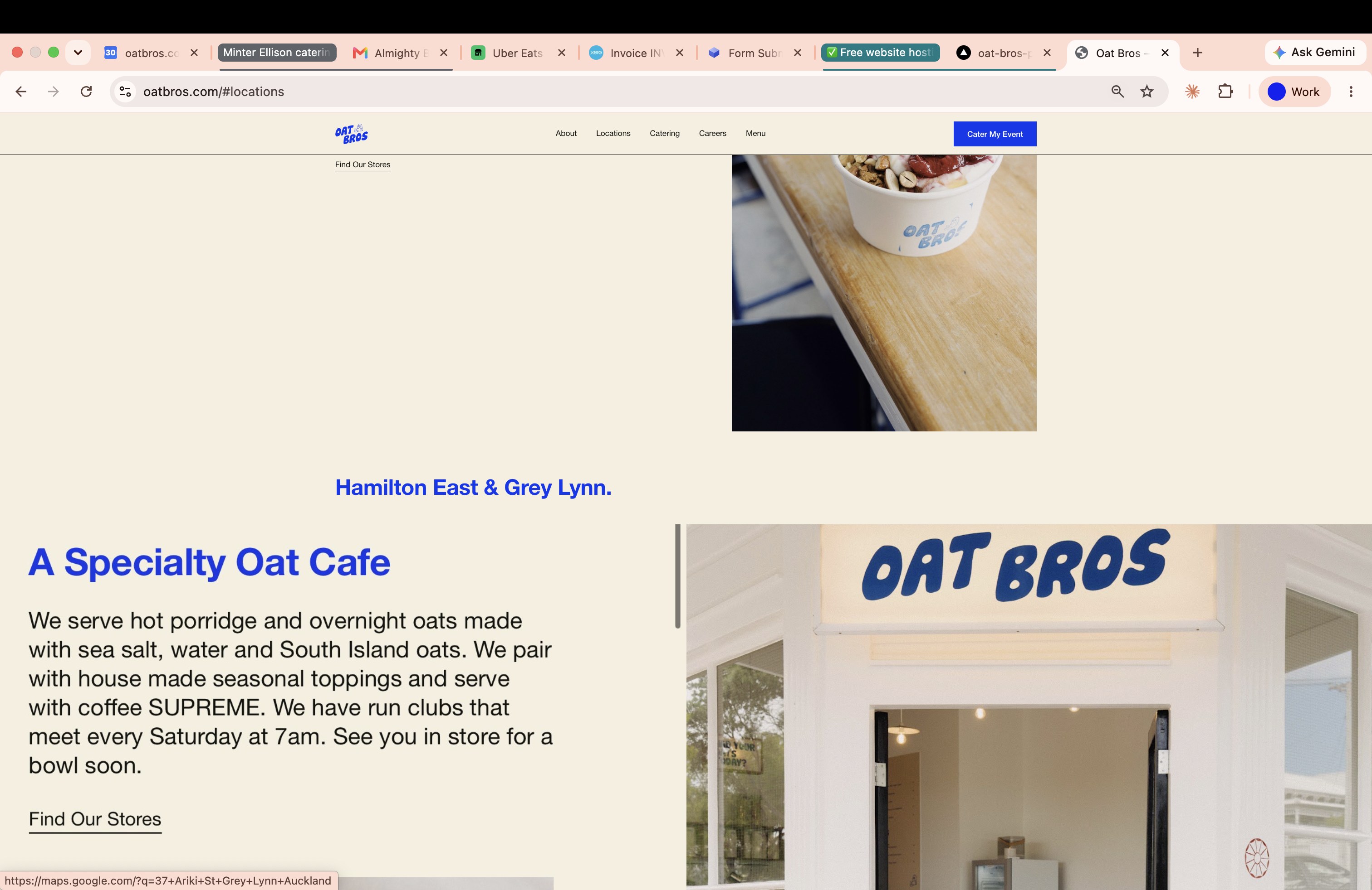 Oat Bros, Hamilton East